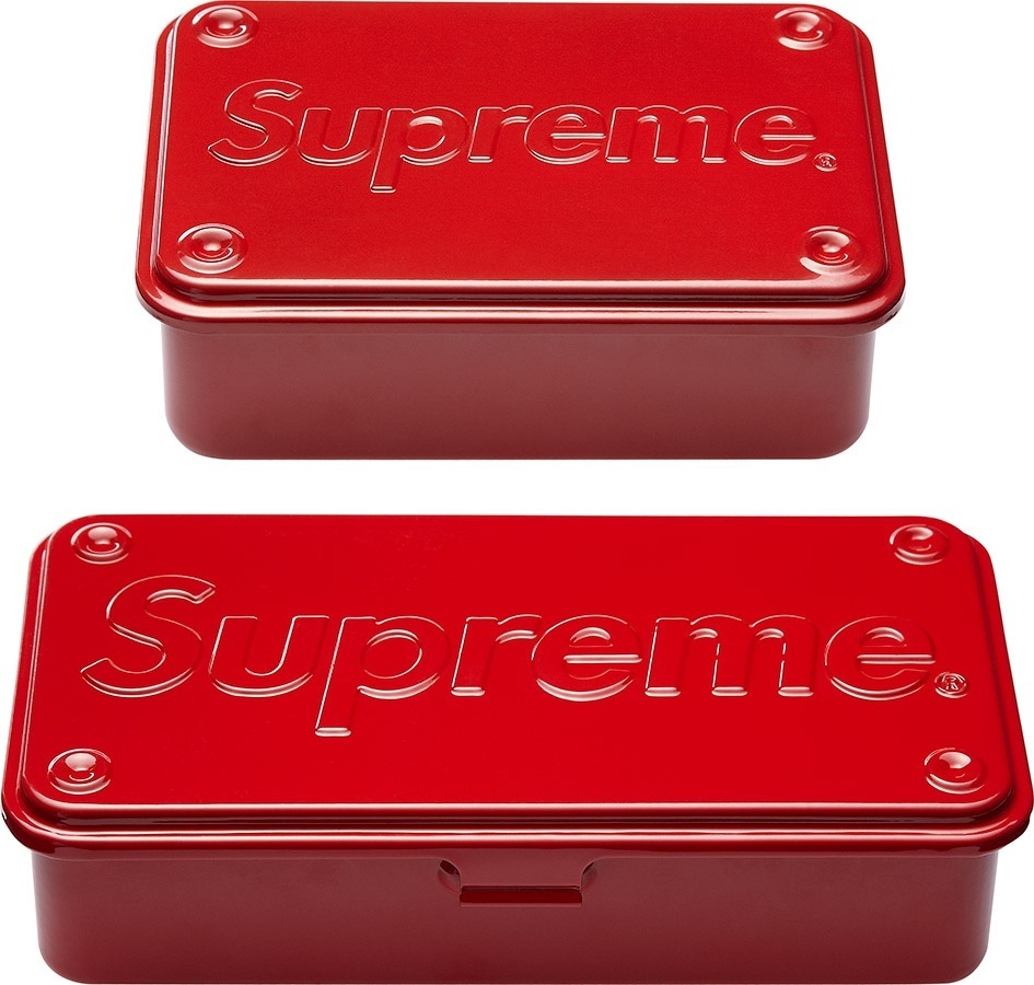 Large & Small Flip Top Metal Box
